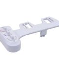 Hibbent Toilet Seat Bidet with Self Cleaning Dual Nozzle, Hot and Cold Water Spray Non-Electric Mechanical Bidet Toilet Attachment for Rear or Female - Image 3