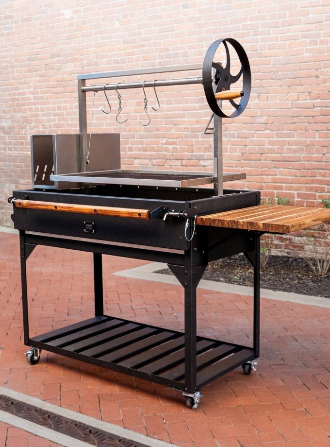 Premium Argentine/Santa Maria BBQ Grill with Wood Fire and Charcoal Grill Discounted