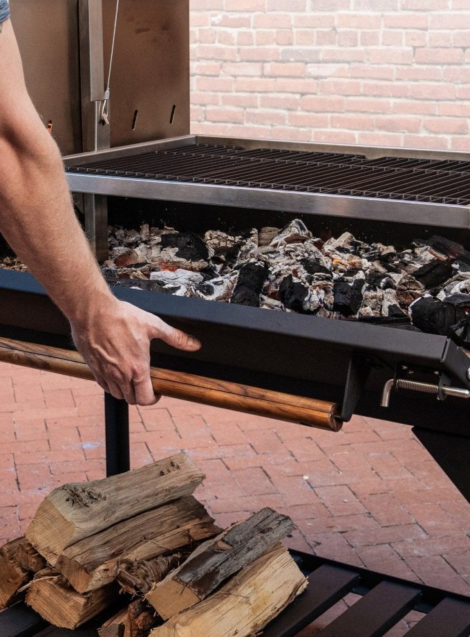 Premium Argentine/Santa Maria BBQ Grill with Wood Fire and Charcoal Grill Discounted