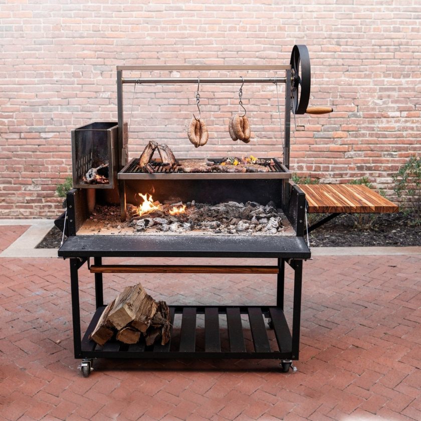 Premium Argentine/Santa Maria BBQ Grill with Wood Fire and Charcoal Grill Discounted