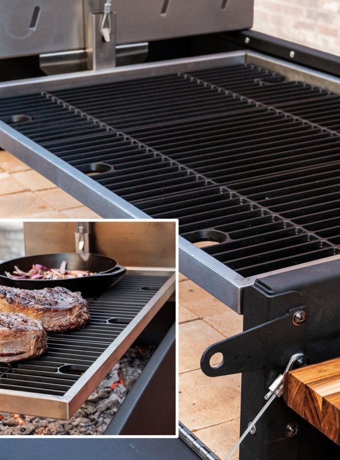 Premium Argentine/Santa Maria BBQ Grill with Wood Fire and Charcoal Grill Discounted