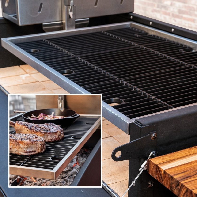 Premium Argentine/Santa Maria BBQ Grill with Wood Fire and Charcoal Grill Discounted - Image 11