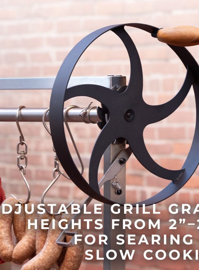 Premium Argentine/Santa Maria BBQ Grill with Wood Fire and Charcoal Grill Discounted