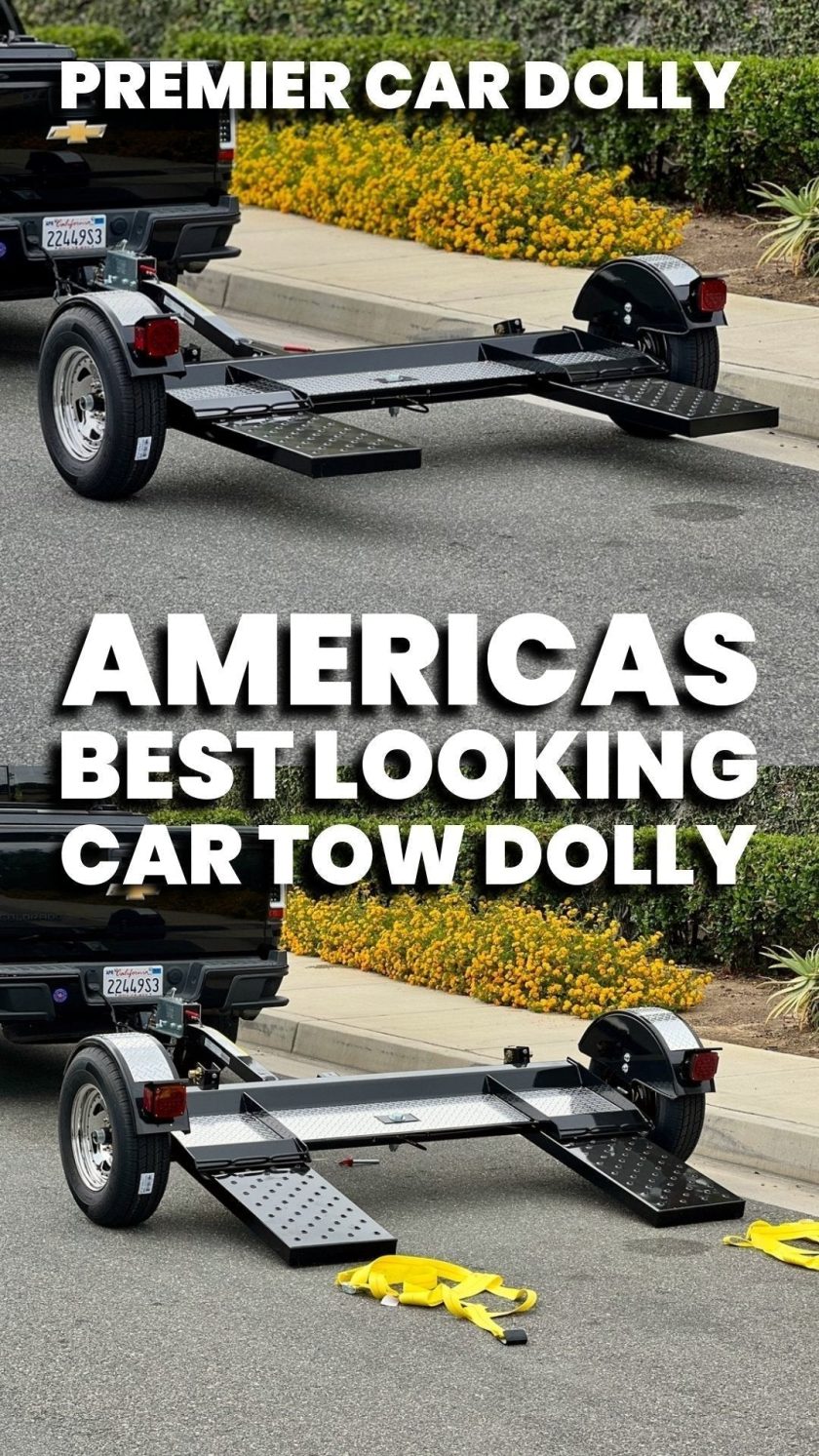 Premier Black & Chrome Tow Dolly - Image 2