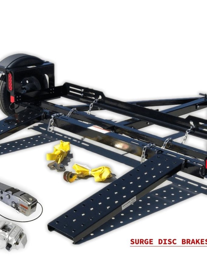 Stand Up Tow Dolly With Surge Disc Brakes