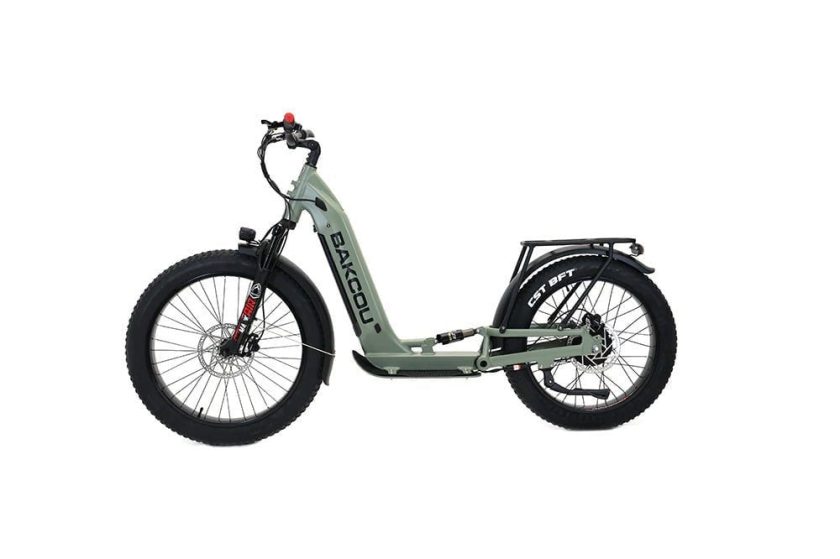 Bakcou Grizzly Electric Scooter 48V 21Ah 1000W Rear Hub Motor Full Suspension All-Terrain Fat Tires - Image 6