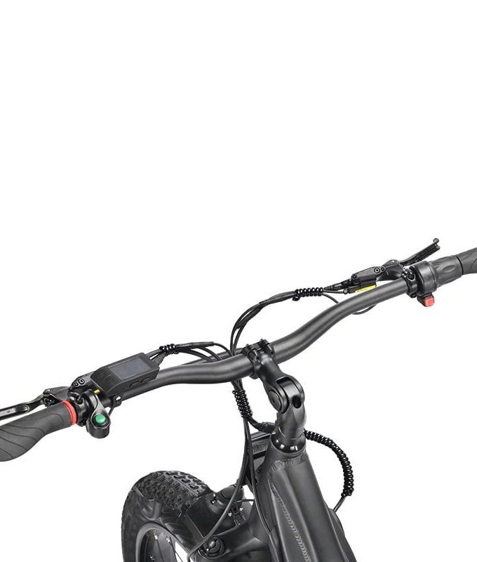 Bakcou Grizzly Electric Scooter 48V 21Ah 1000W Rear Hub Motor Full Suspension All-Terrain Fat Tires
