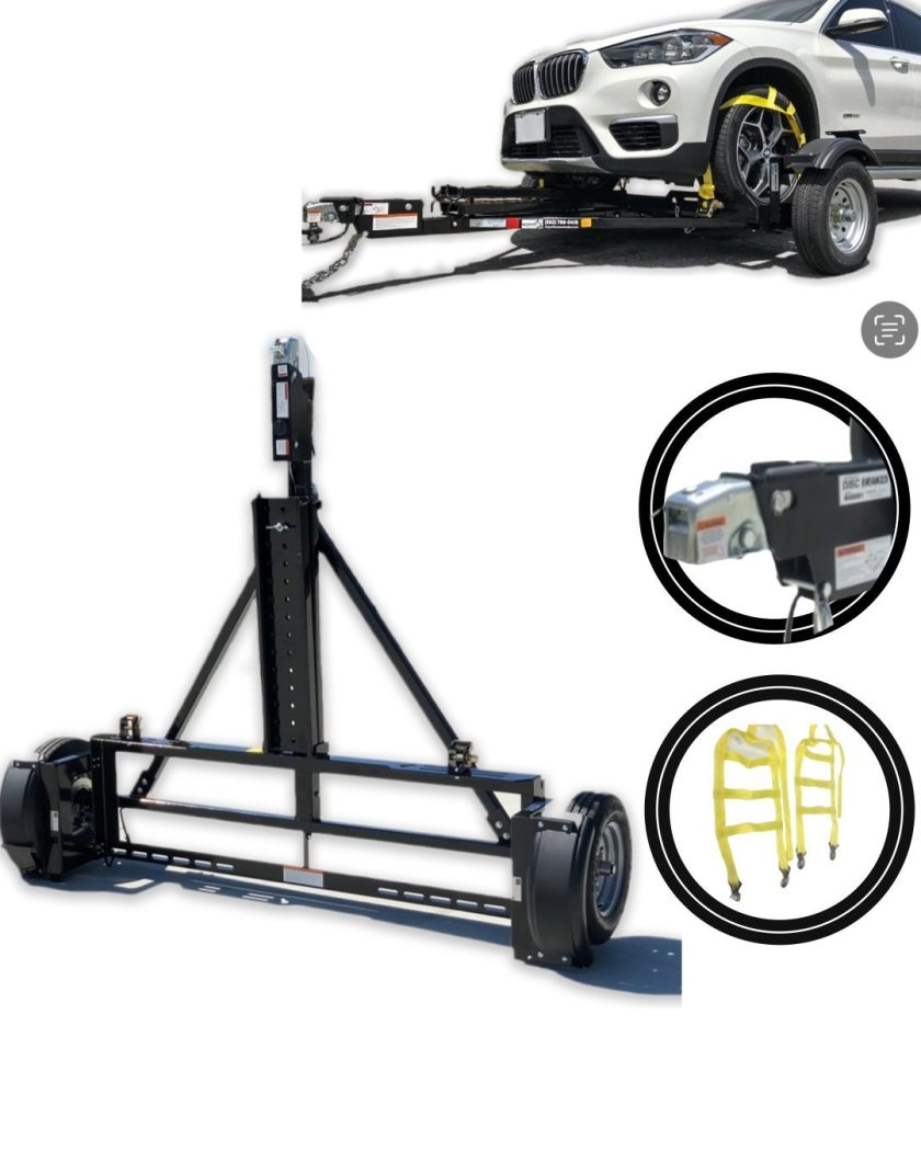 Stand Up Tow Dolly With Surge Disc Brakes