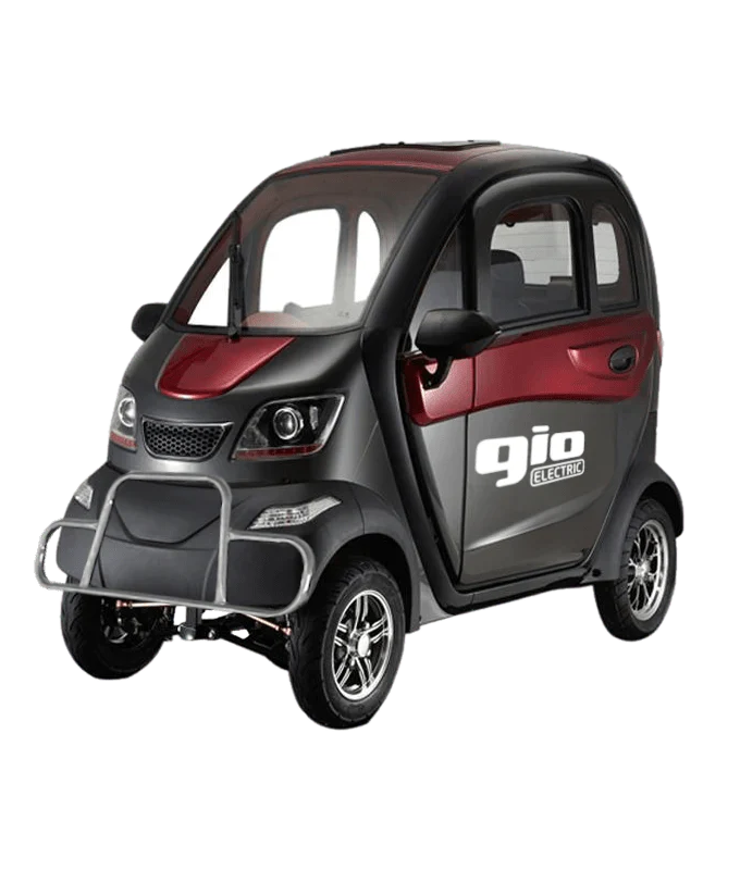 GIO GOLF ENCLOSED MOBILITY SCOOTER 60V 1200W, top speed 18mph, Range up to 30 miles, backup camera, heater, fan, alarm, media center, 500lb load capacity