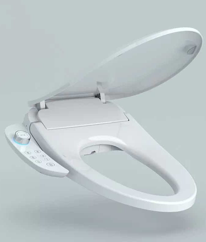 New Arrival V Shape Instant Heating Smart Toilet Seat Multiple Washing Warm Air Drying Electronic Smart Toilet Lid