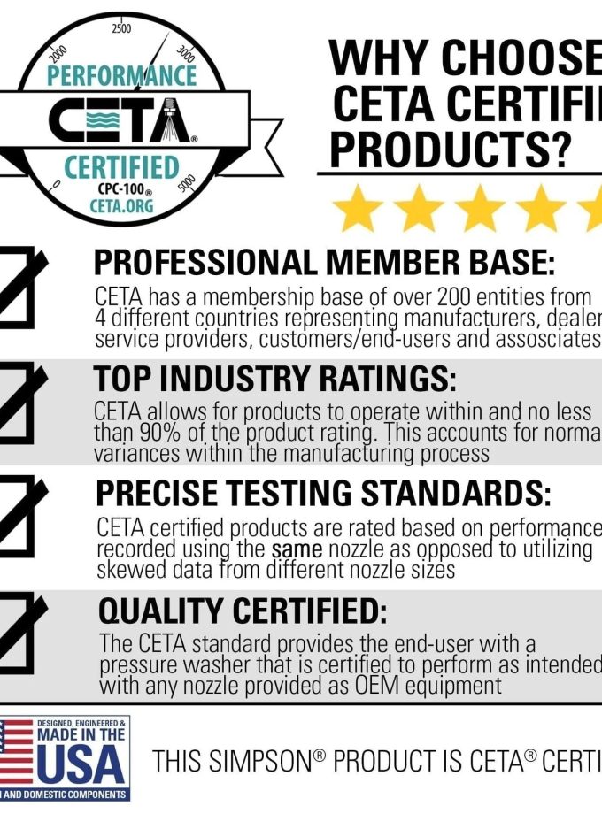 Simpson BB65106 Big Brute Professional 4000 PSI (Gas-Hot Water) Pressure Washer