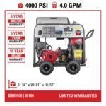 Simpson BB65106 Big Brute Professional 4000 PSI (Gas-Hot Water) Pressure Washer