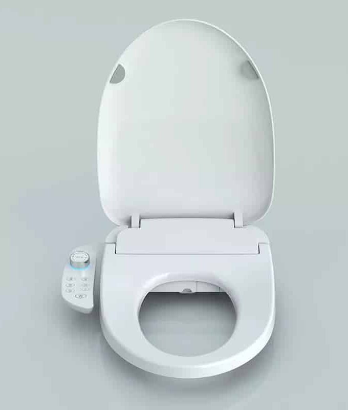 New Arrival V Shape Instant Heating Smart Toilet Seat Multiple Washing Warm Air Drying Electronic Smart Toilet Lid