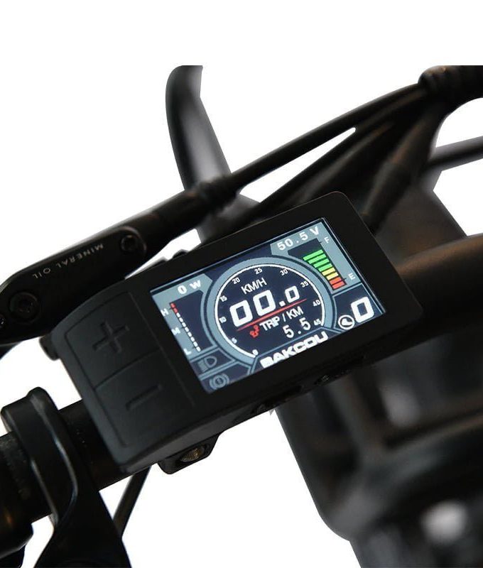 Bakcou Grizzly Electric Scooter 48V 21Ah 1000W Rear Hub Motor Full Suspension All-Terrain Fat Tires