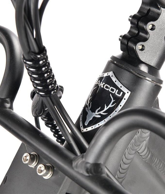 Bakcou Grizzly Electric Scooter 48V 21Ah 1000W Rear Hub Motor Full Suspension All-Terrain Fat Tires